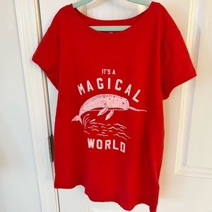 Gap Girls Narwhal Short-Sleeve T-Shirt